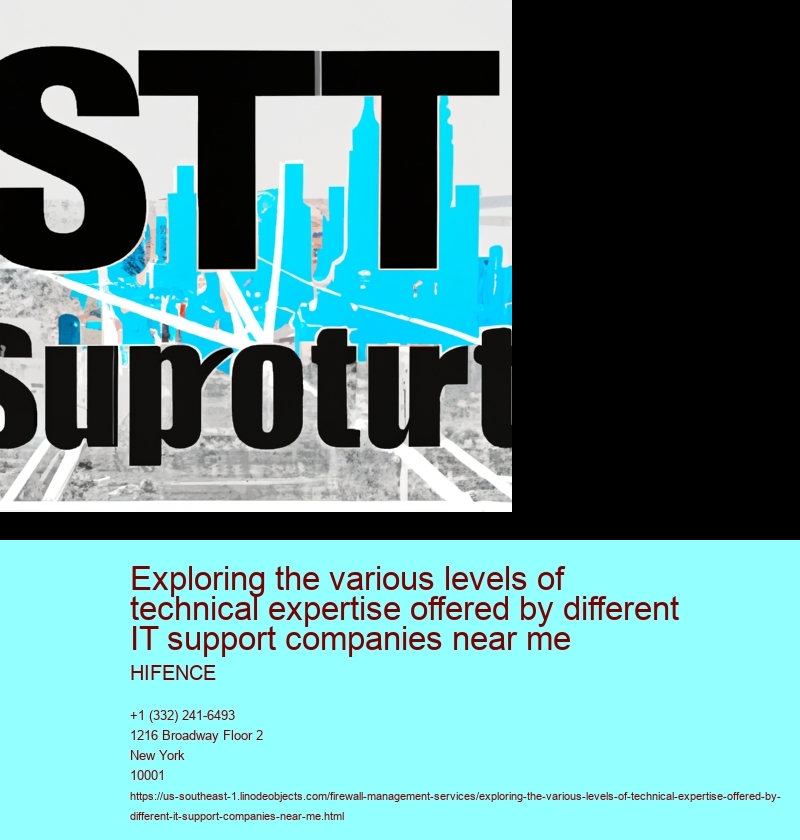 Basic technical expertise provided by entry-level IT support companies