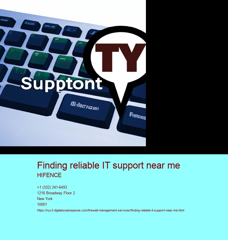 Research local IT support companies