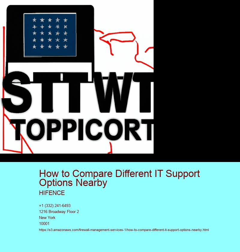 How to Compare Different IT Support Options Nearby