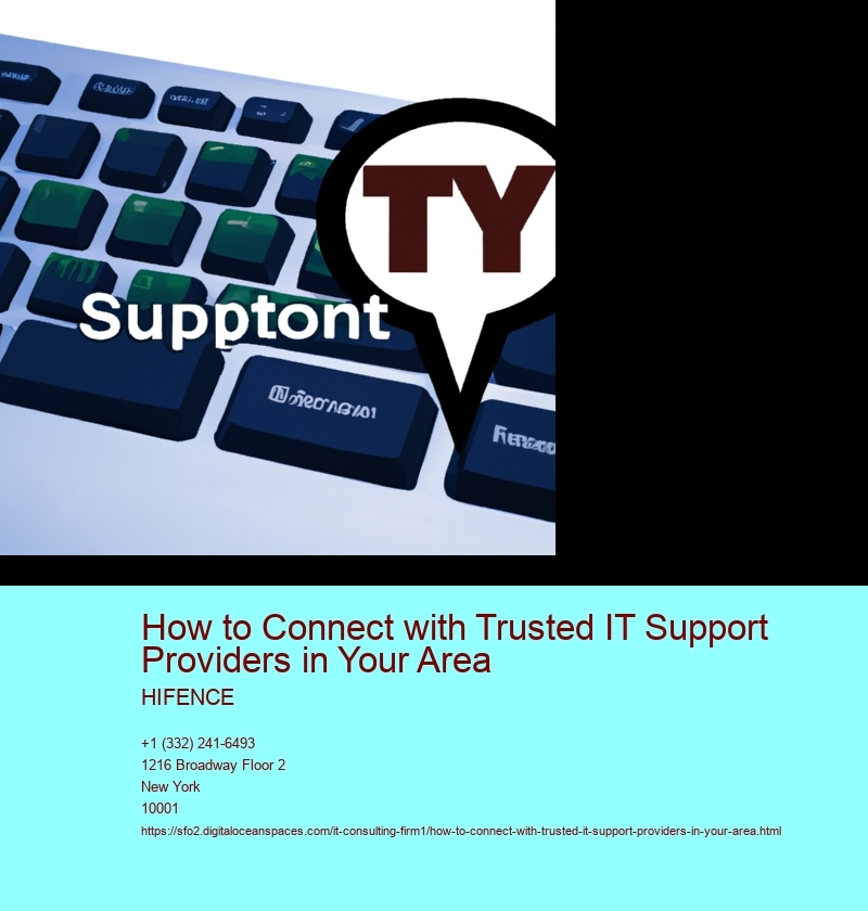 Research local IT support providers