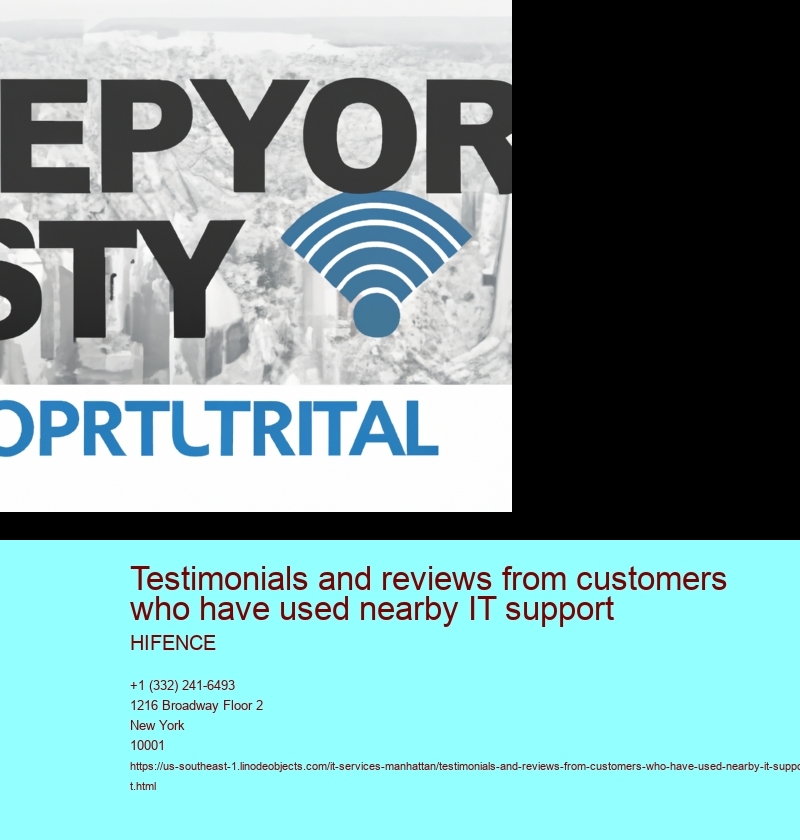 First-hand experiences from satisfied customers