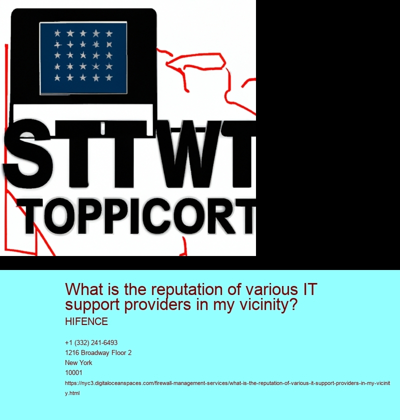 What is the reputation of various IT support providers in my vicinity?