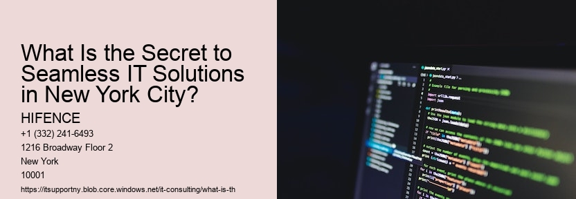 What is the secret to maximizing your company potential? Our local IT consulting has the solution!