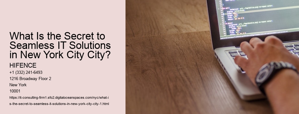 What is the secret to optimizing your business capacity? Our local IT consulting has the response!