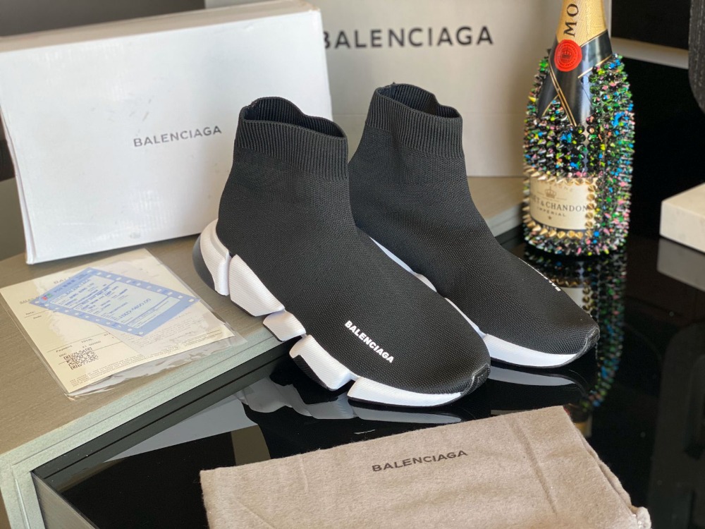 Tenis Balenciaga Speed Trainer Black/White - LuxuryShop GDL