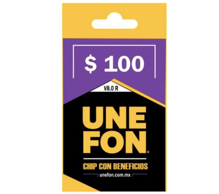 Chip UNEFON con Saldo RB Baaxtec