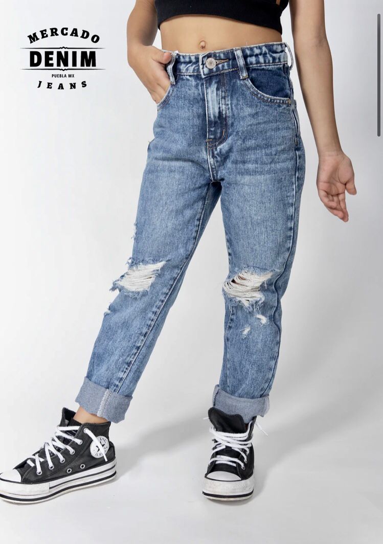 Jeans niña Mom Fit - MD JEANS