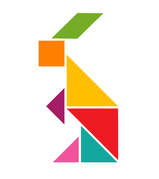Tangram Egg Rabbit Introduction: Combinations