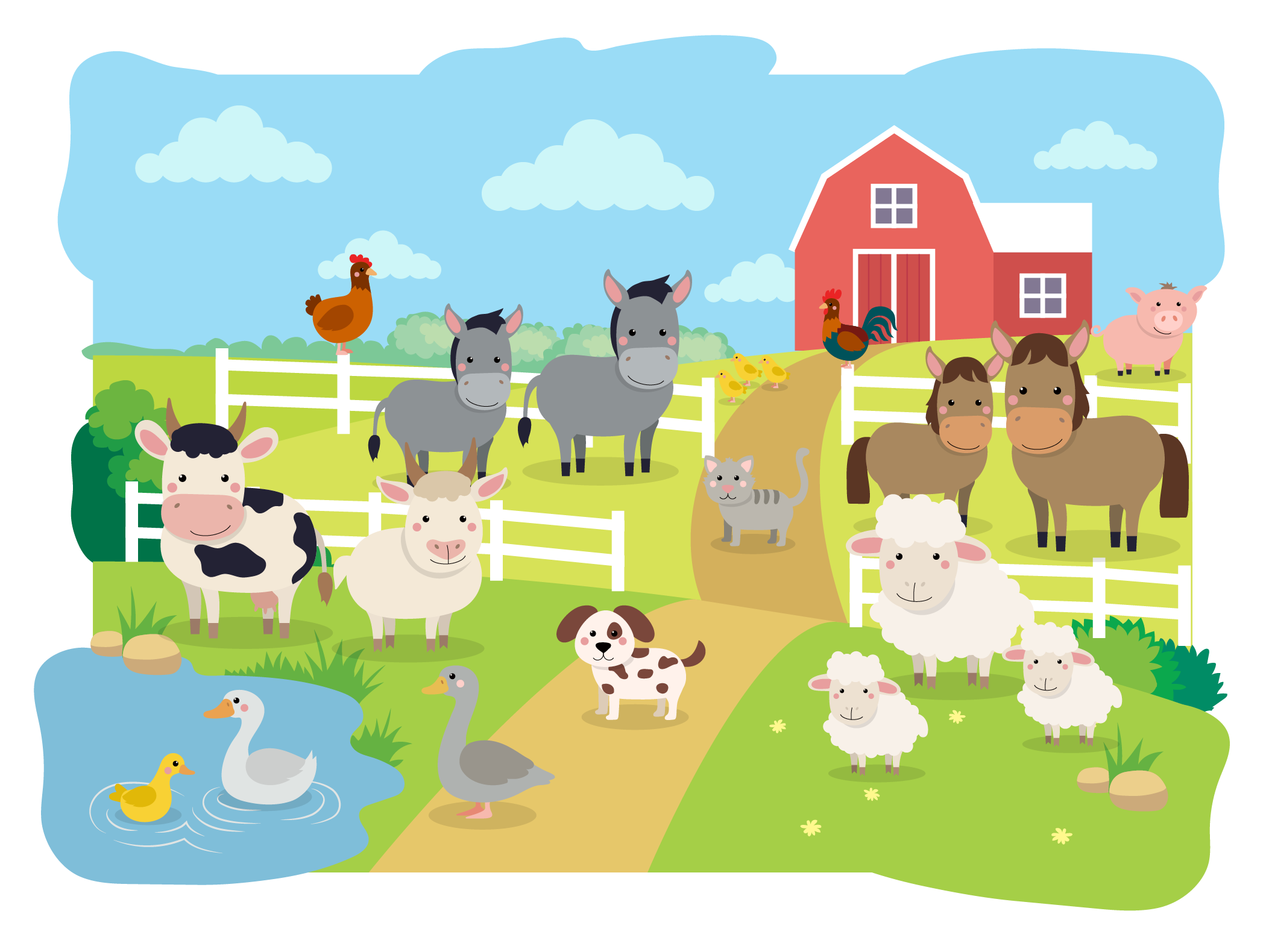 animals on the farm