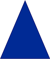 Medium blue triangle