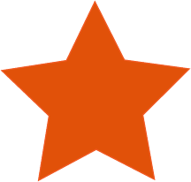 Medium orange star