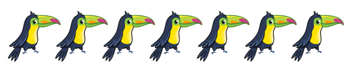 seven toucans