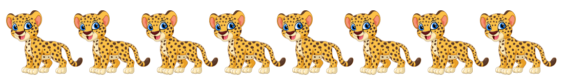 eight cheetahs