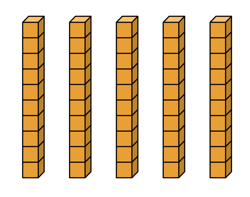Math Rod Example Using Rods to Subtract
