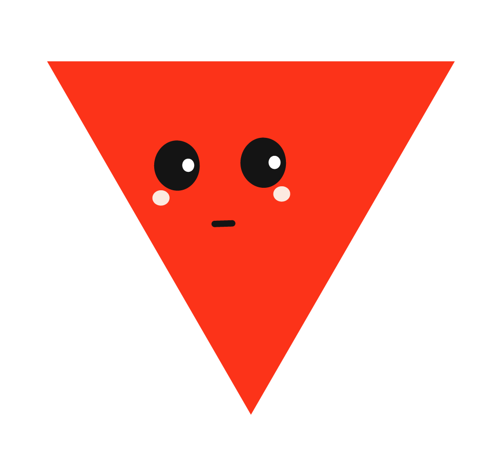 red triangle