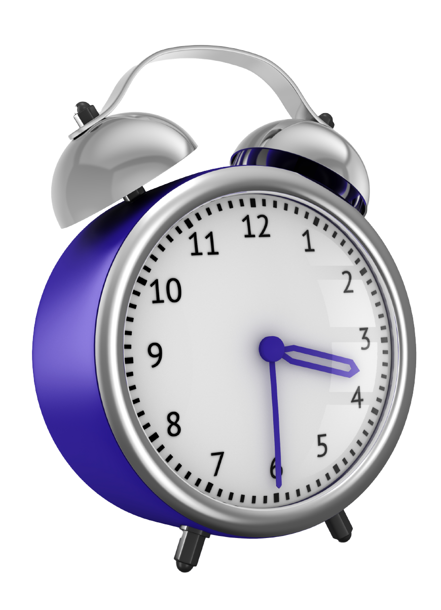 analog clock displaying 3:30