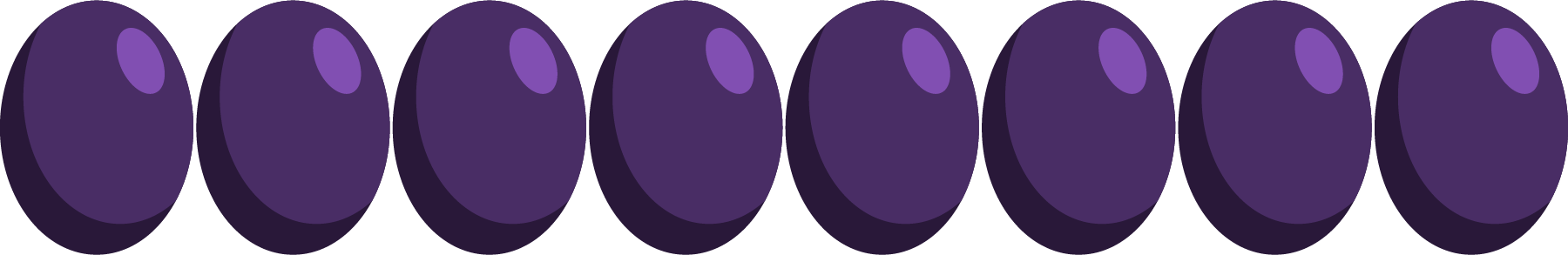 8 grapes