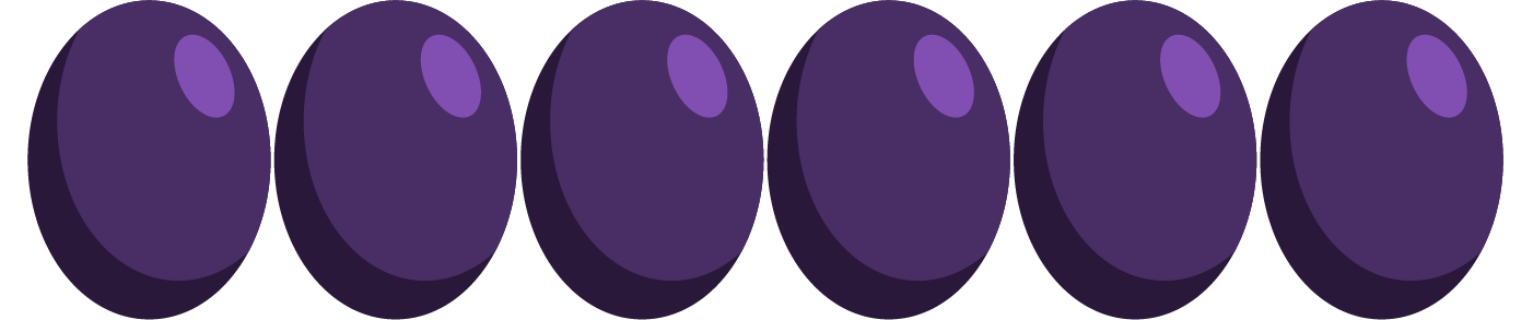 6 grapes