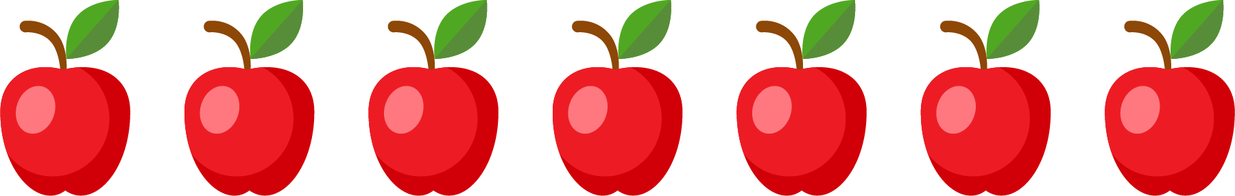 8 apples