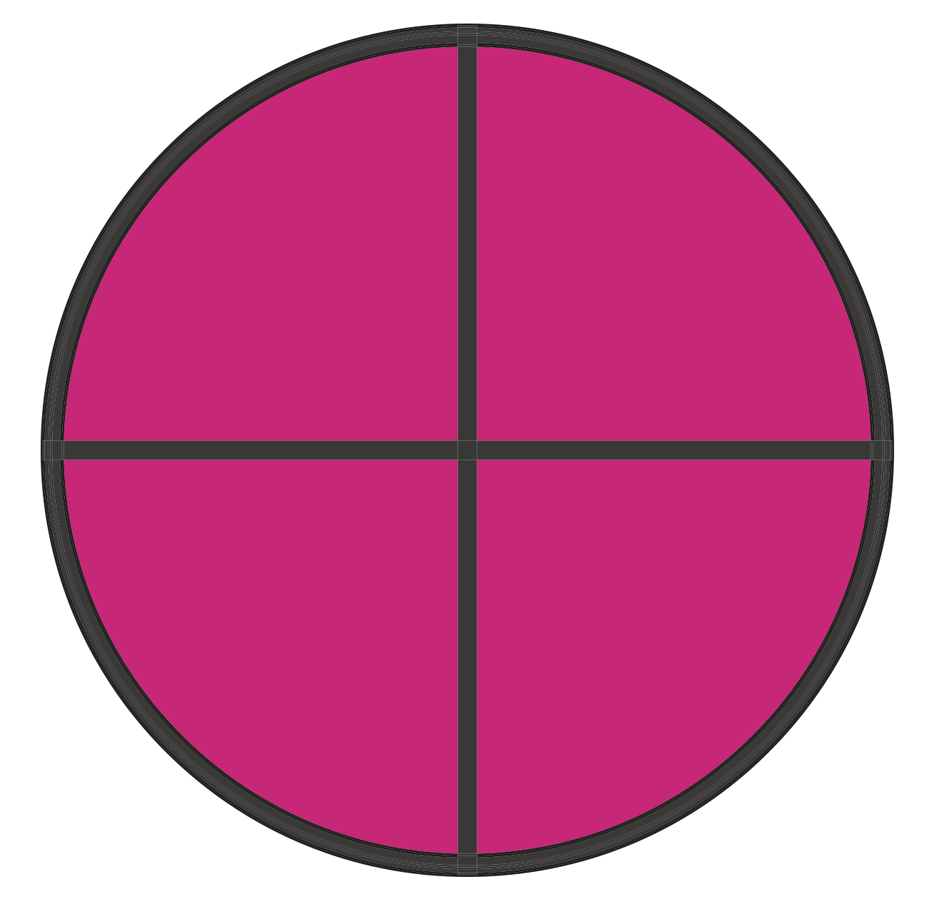 Circle representing one whole