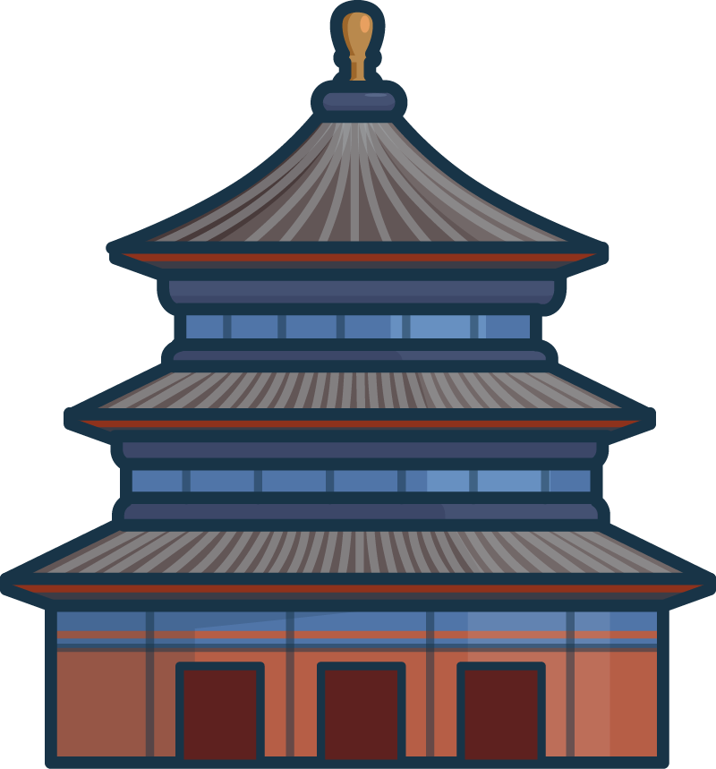 An temple in Beijing.  