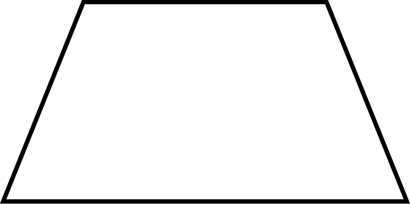 A trapezoid.