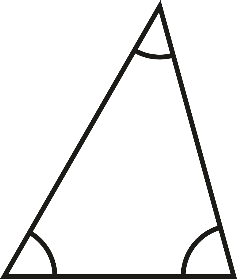 An acute triangle