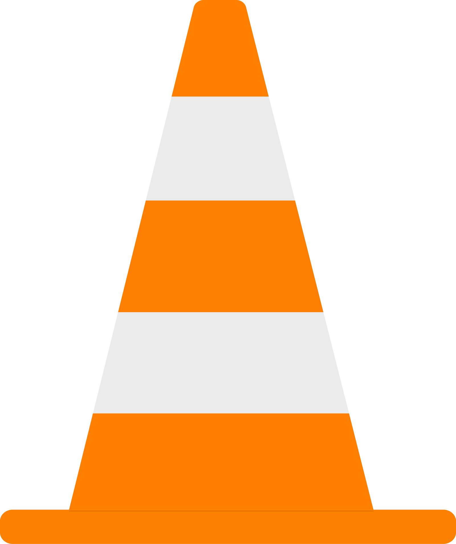 A safety cone