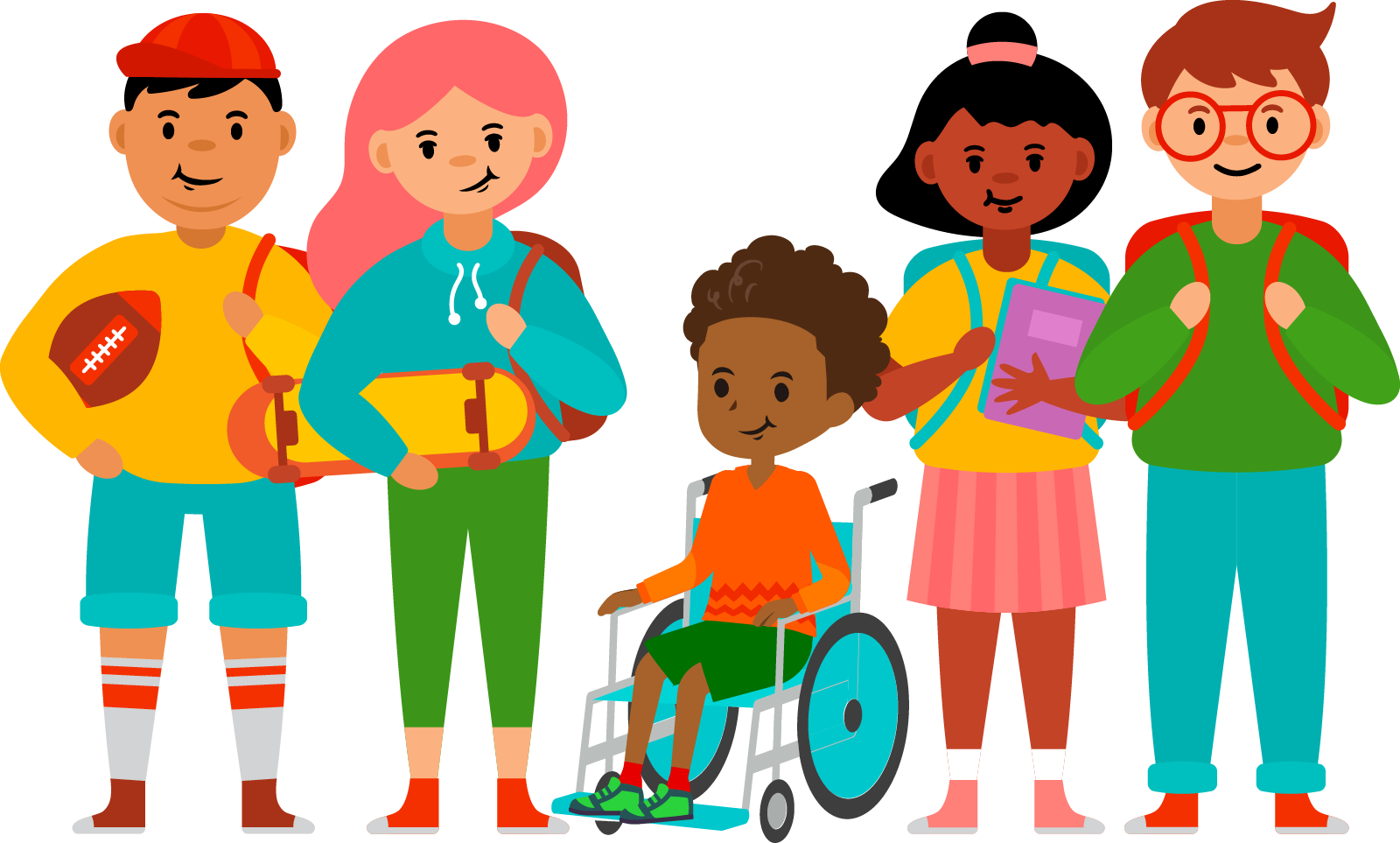 Daniel, Madelyn, Caleb, Ava and Logan rounding their money to see if they can go to the aquarium.