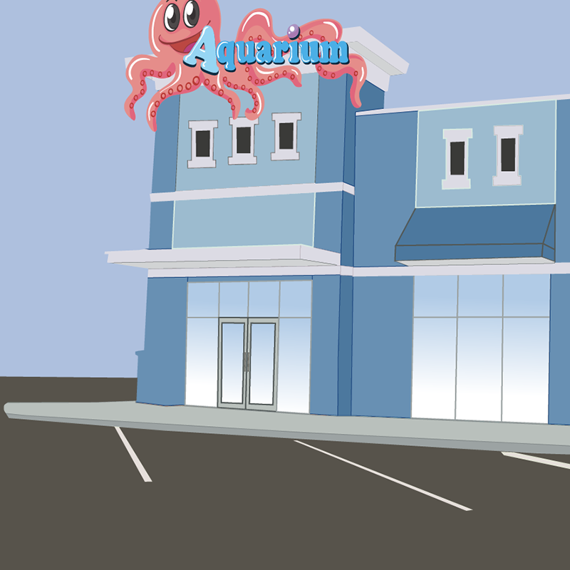The new aquarium.