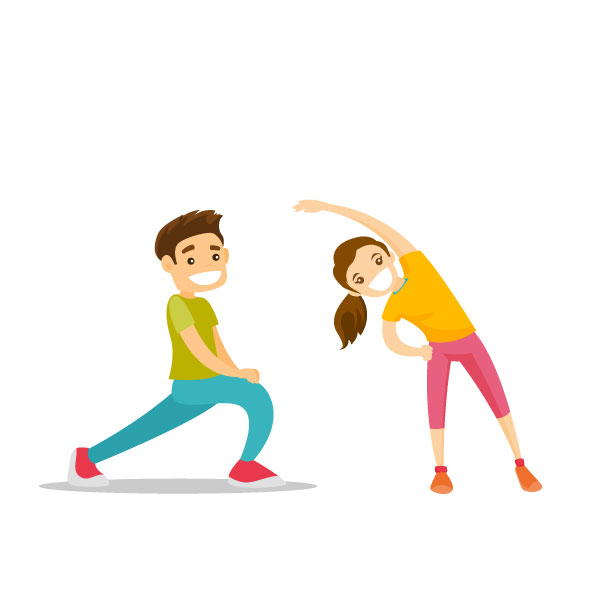 circle of kids doing all sorts of fun activities