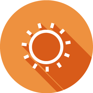 a graphic of a Sun