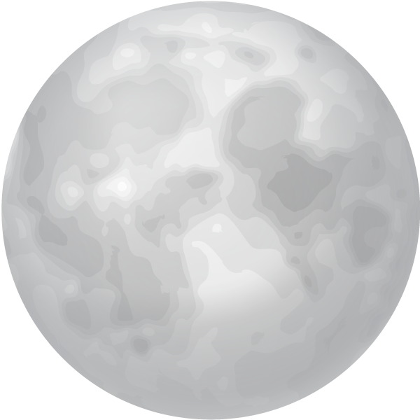 a full round moon graphic