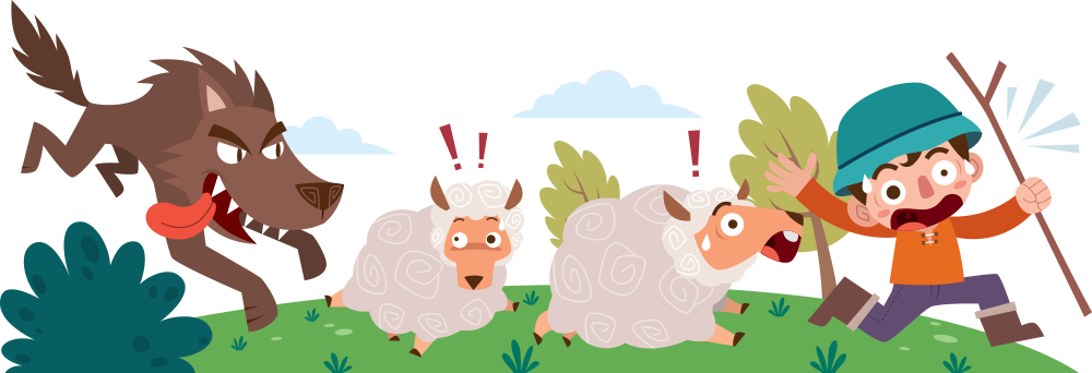 A wolf coming to the field where Ronnie and his sheep are.