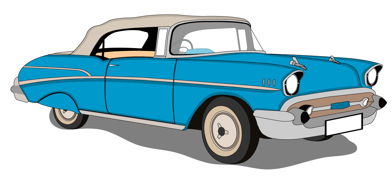 A car from the mid 1900s.