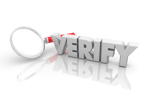 the text 'verufy'