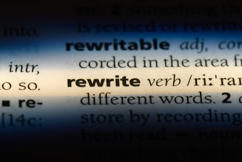 the word 'review' in a dictionary
