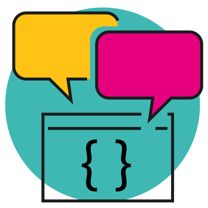 comment concecept illustration