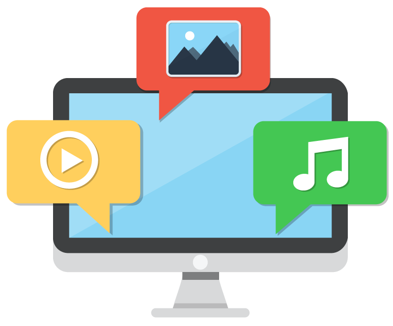 multimedia concept