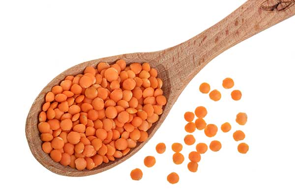 Round orange seeds.