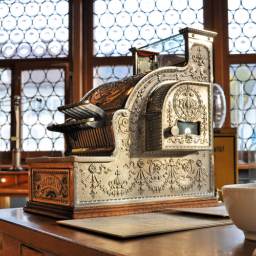 vintage shop cash register