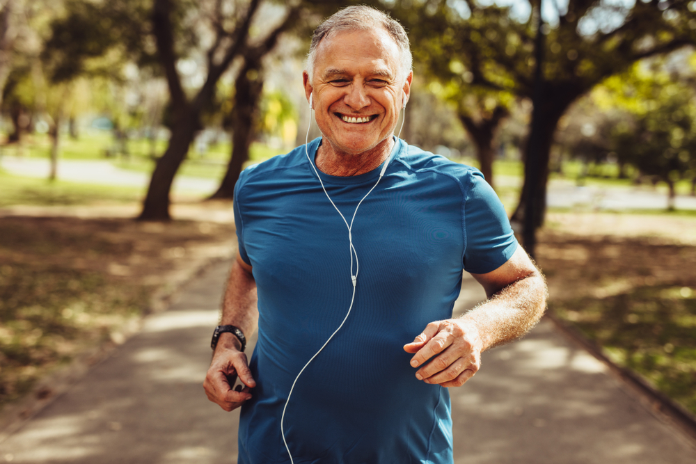 man jogging