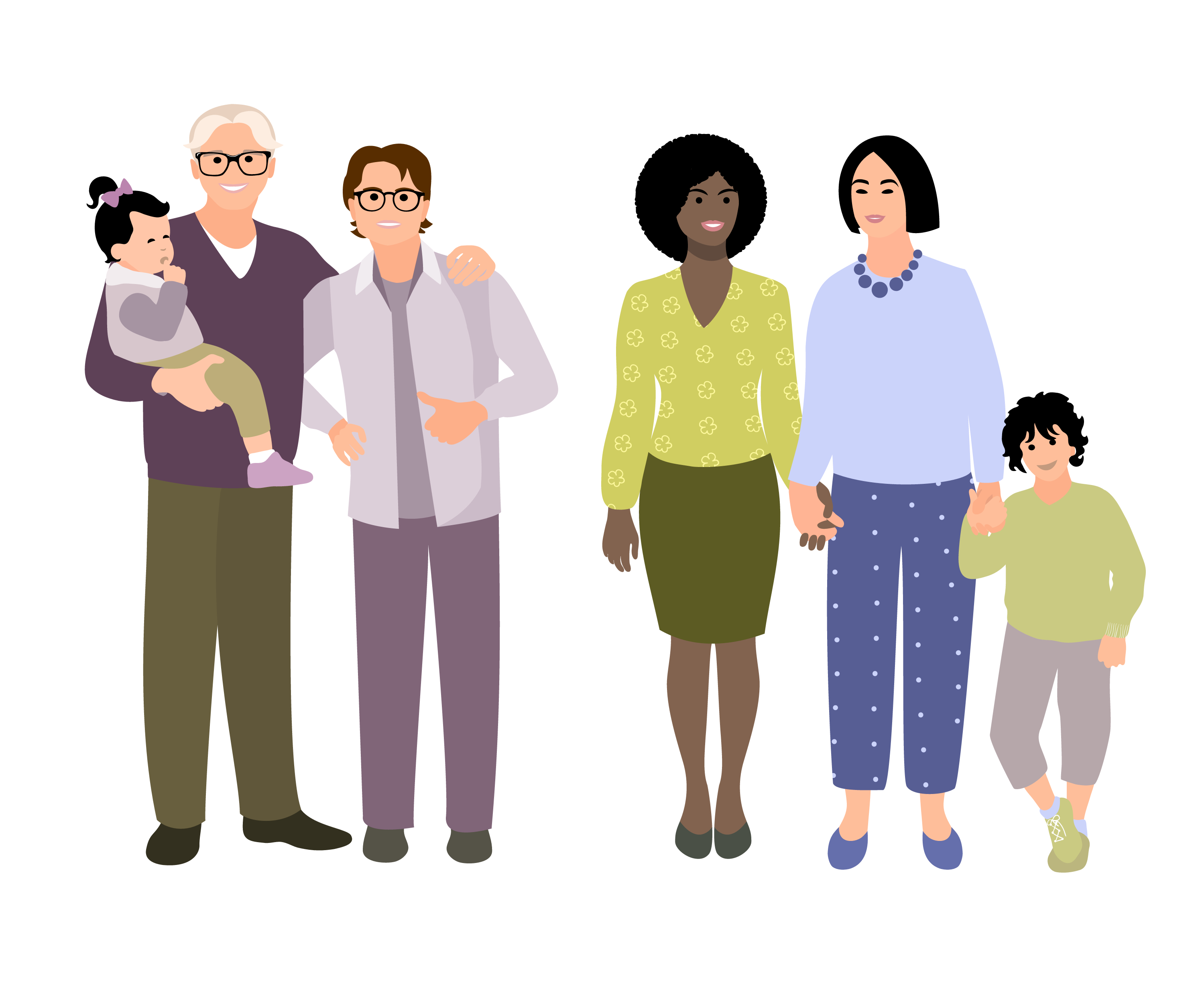 illustration of a family