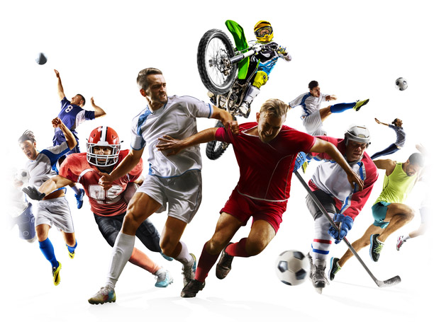 people playing sports