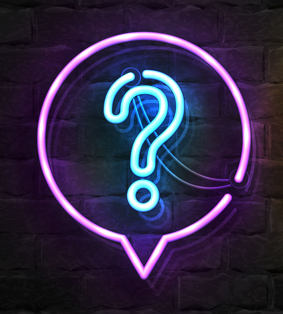 question mark