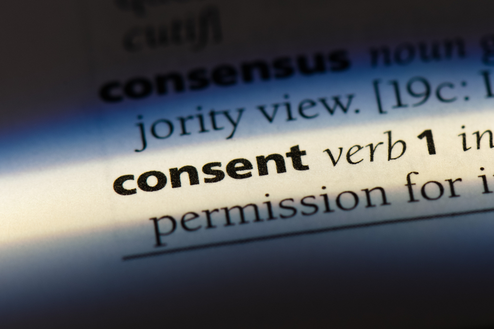dictionary entry for consent verb