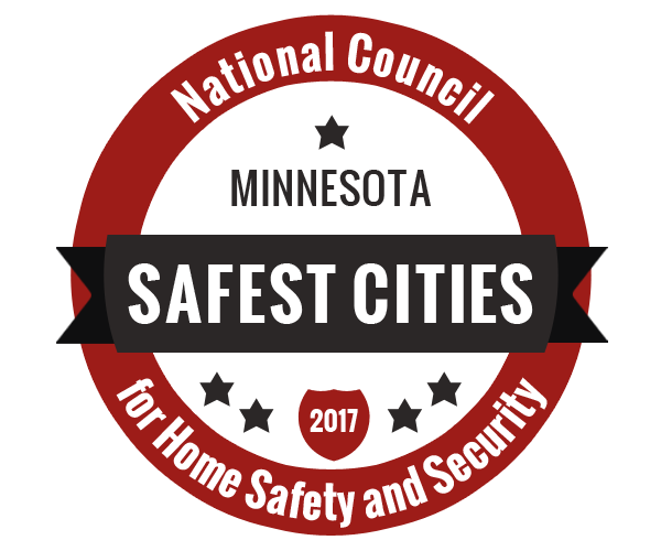 The Safest Cities in Minnesota, 2017 National Council For Home Safety