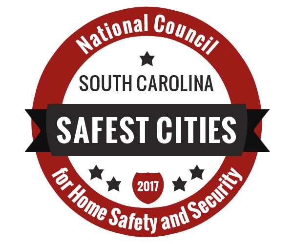 The Safest Cities in South Carolina, 2017 National Council For Home