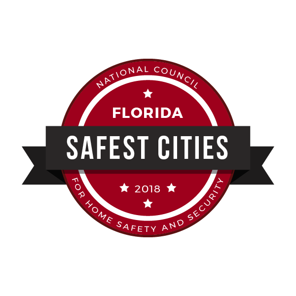 Safest Cities in Florida, 2018 National Council For Home Safety and