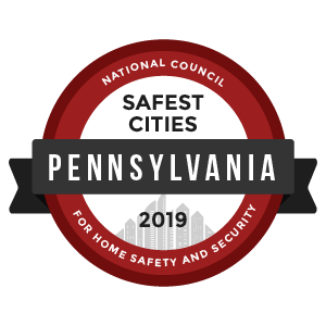 Safest Cities Pennsylvania - badge